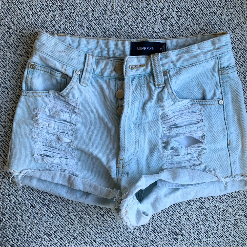 Jean cut off shorts
